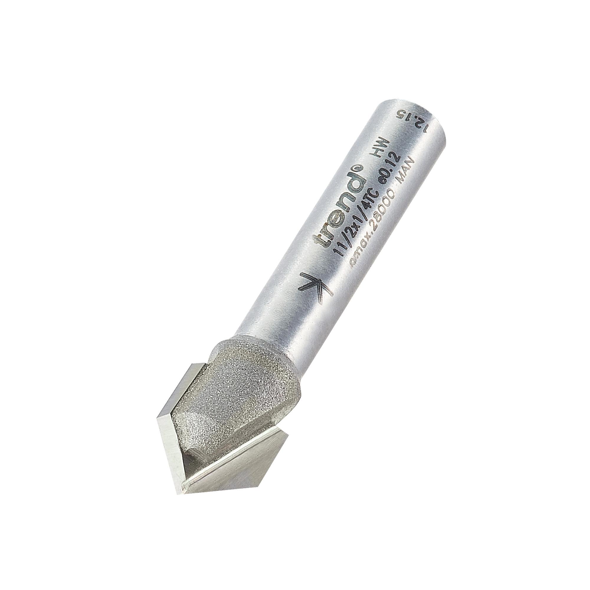 Trend 11/2X1/4TC Chamfer V groove cutter 45 degrees - Image 1