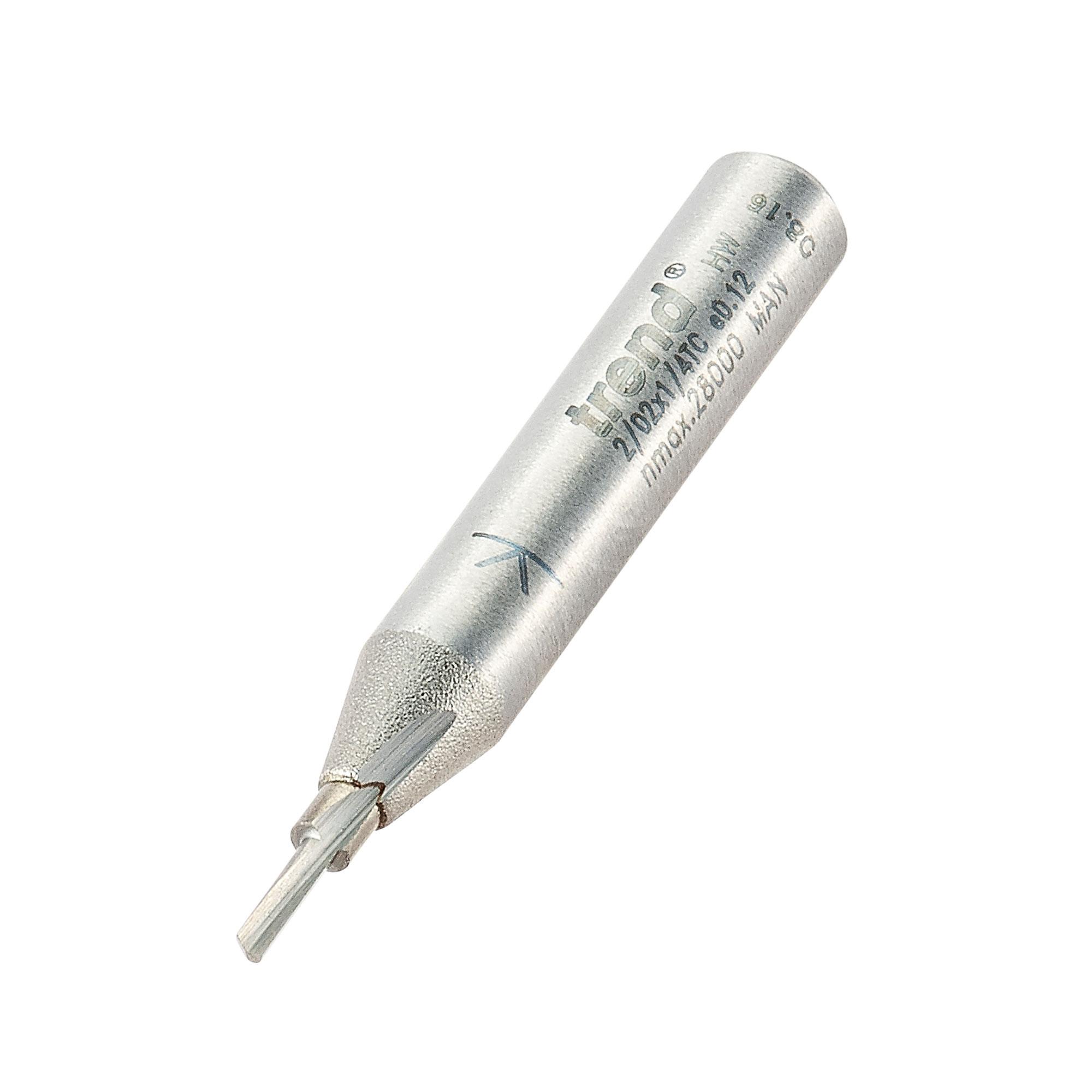 2_02x1_4tc_3d1 Trend 2/02X1/4TC Single flute cutter 1.8mm diameter - Image 1