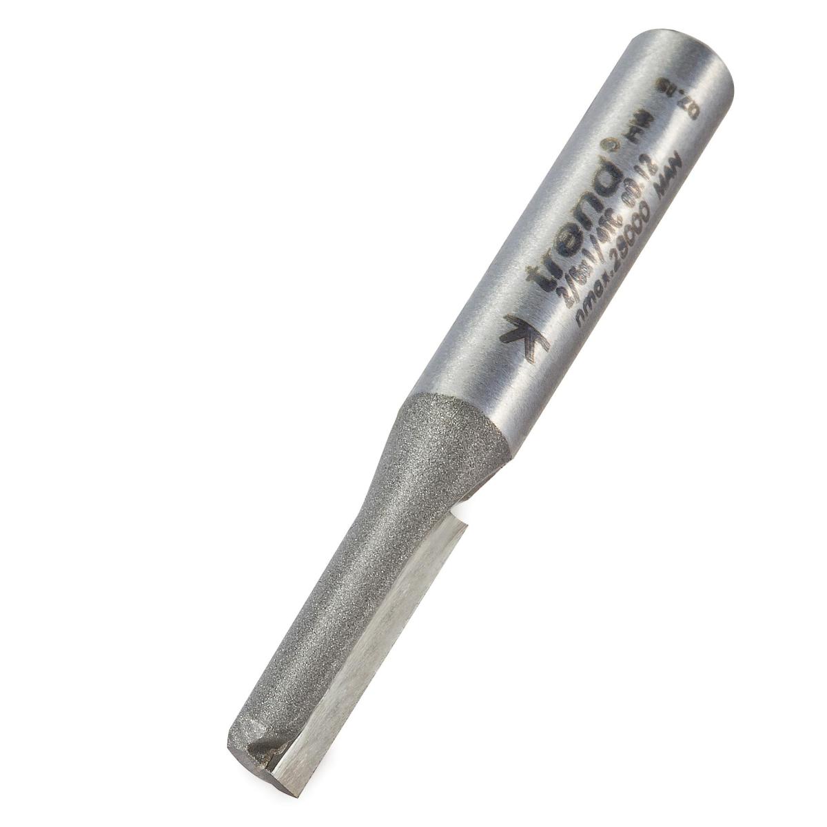 Trend 2/6X1/4TC Single flute cutter 6.3mm diameter - Image 1