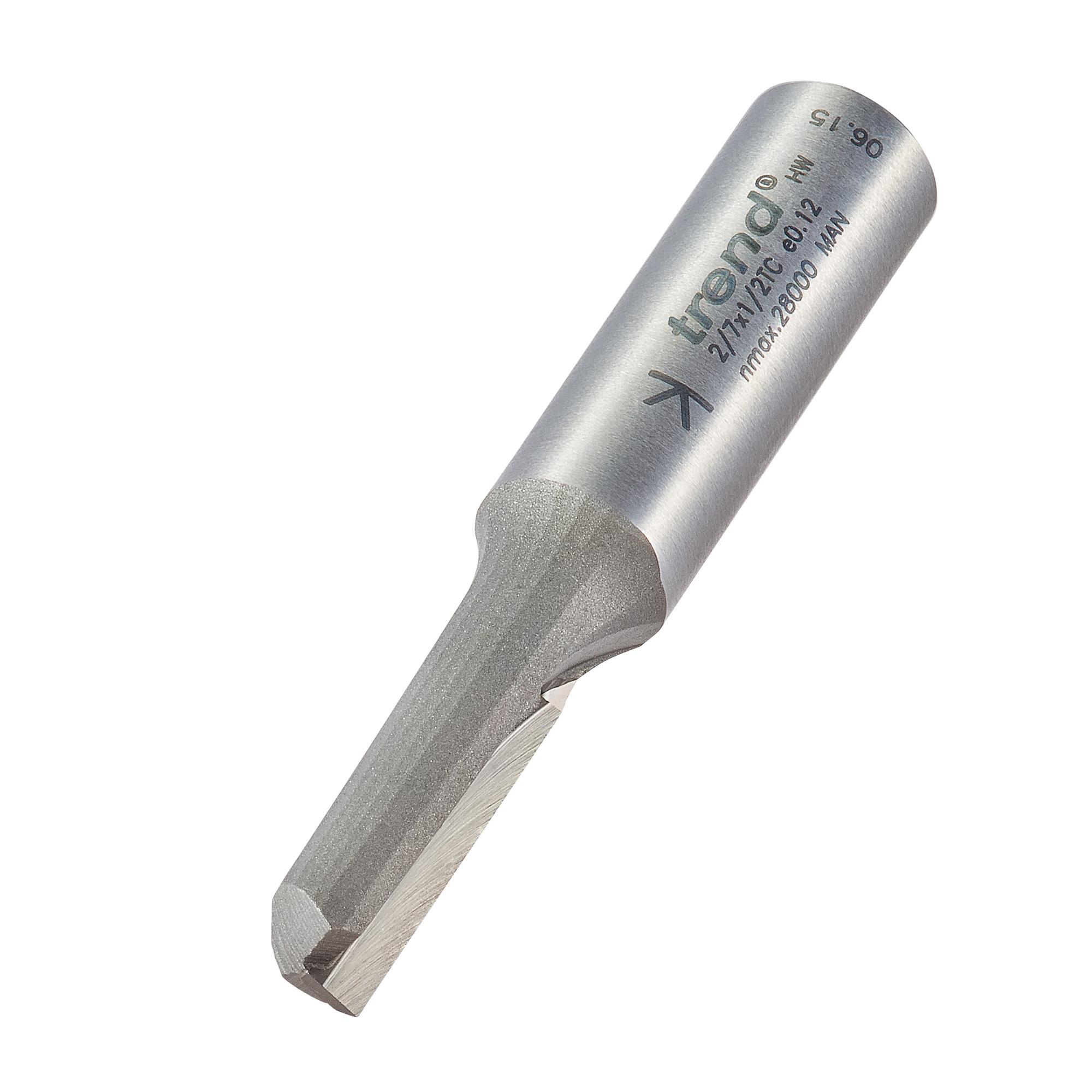 Trend 2/7X1/2TC Single flute cutter 9.5mm diameter - Image 1