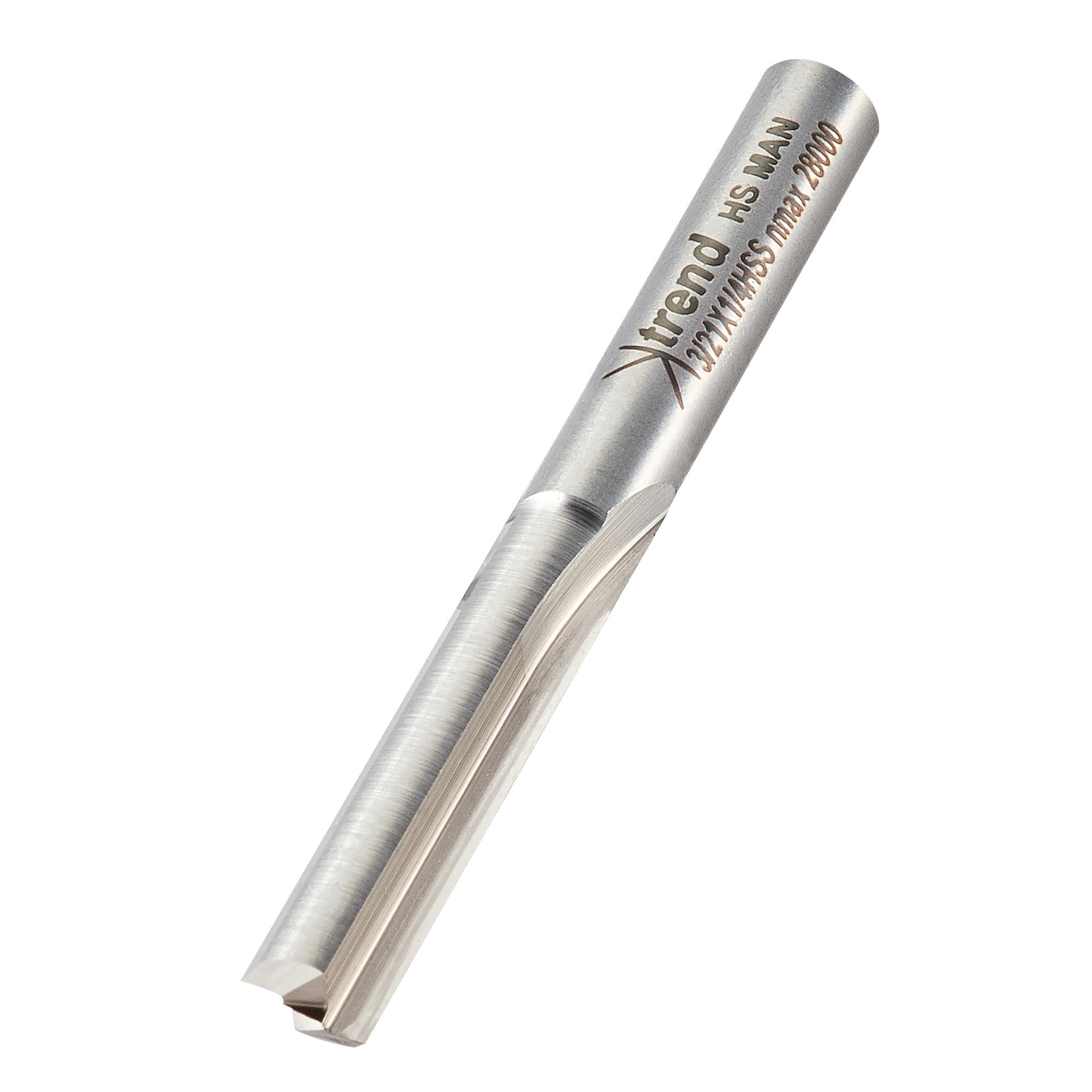 Trend 3/21X1/4HSS Two flute cutter 6.3mm diameter - Image 1