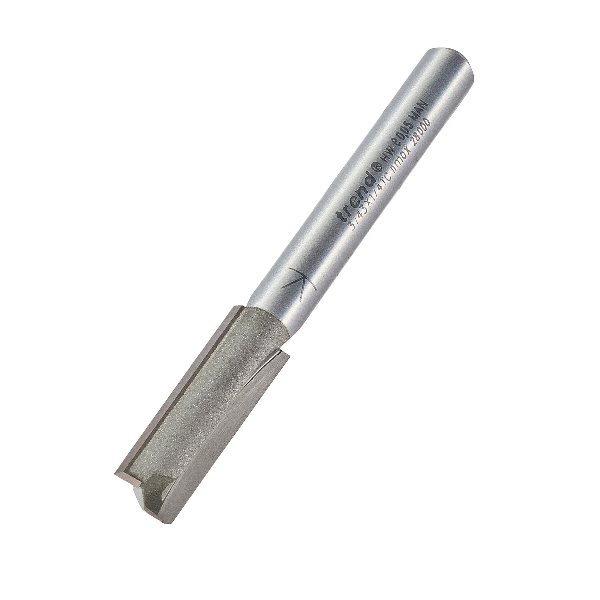 3_43x1_4tc_3d1 Trend 3/43X1/4TC Two flute cutter 8mm diameter - Image 1