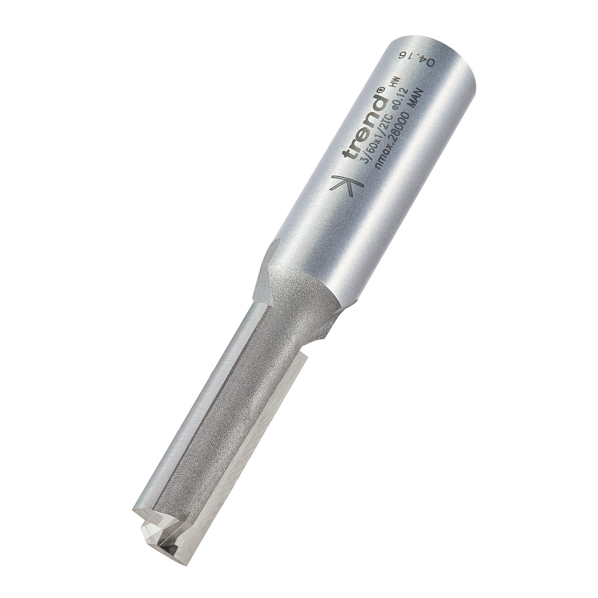 Trend 3/60X1/2TC Two flute cutter 10mm diameter - Image 1