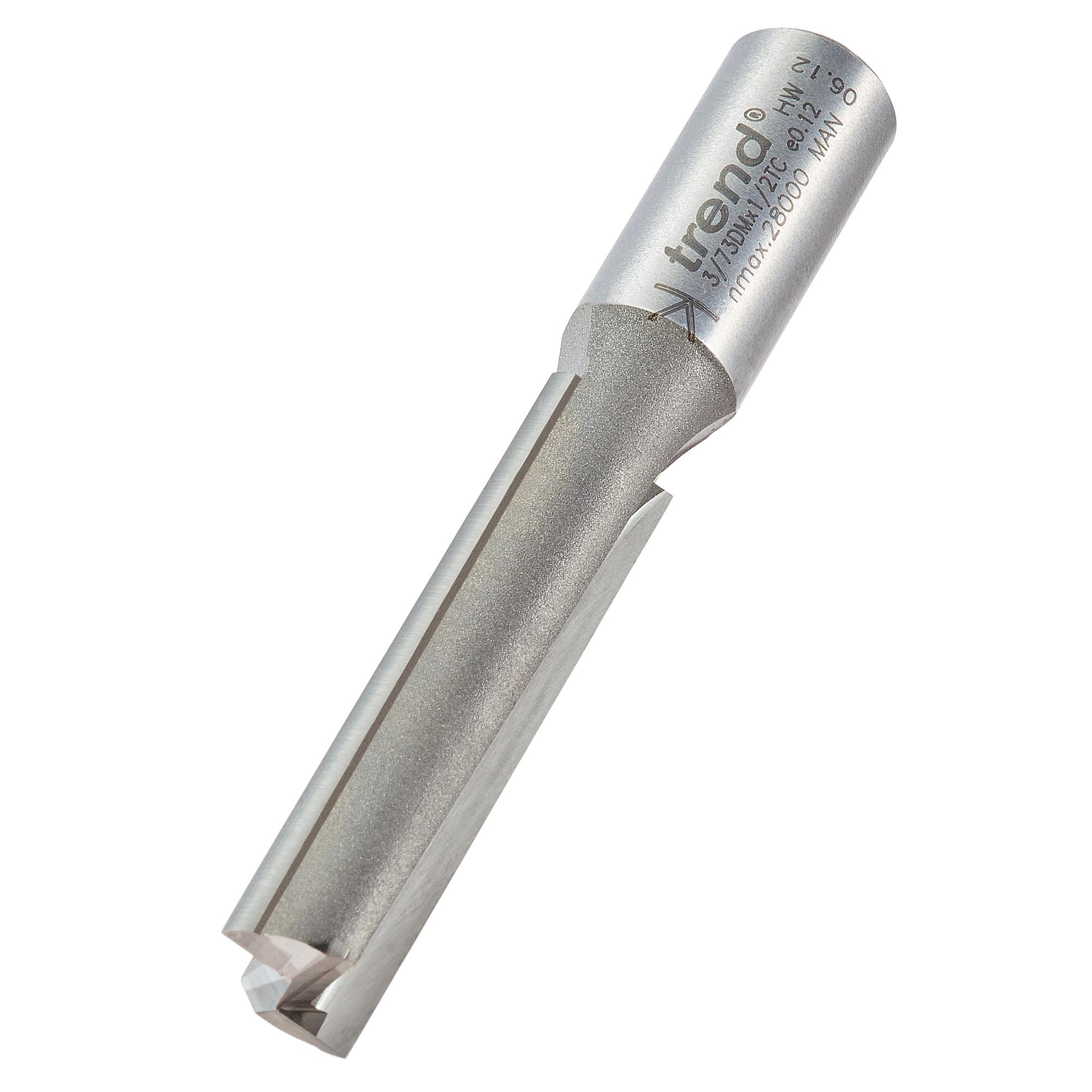 3_73dmx1_2tc_3d1 Trend 3/73DMX1/2TC Two flute 12mm dia x 50mm cut x84mm - Image 1