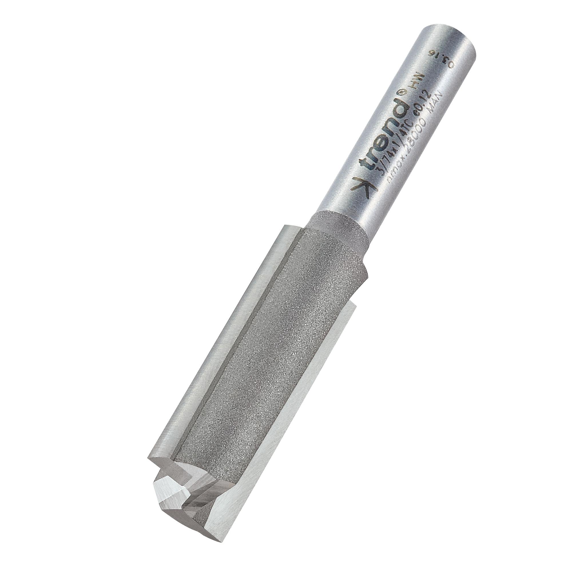 Trend 3/74X1/4TC Two flute cutter 12mm diameter - Image 1