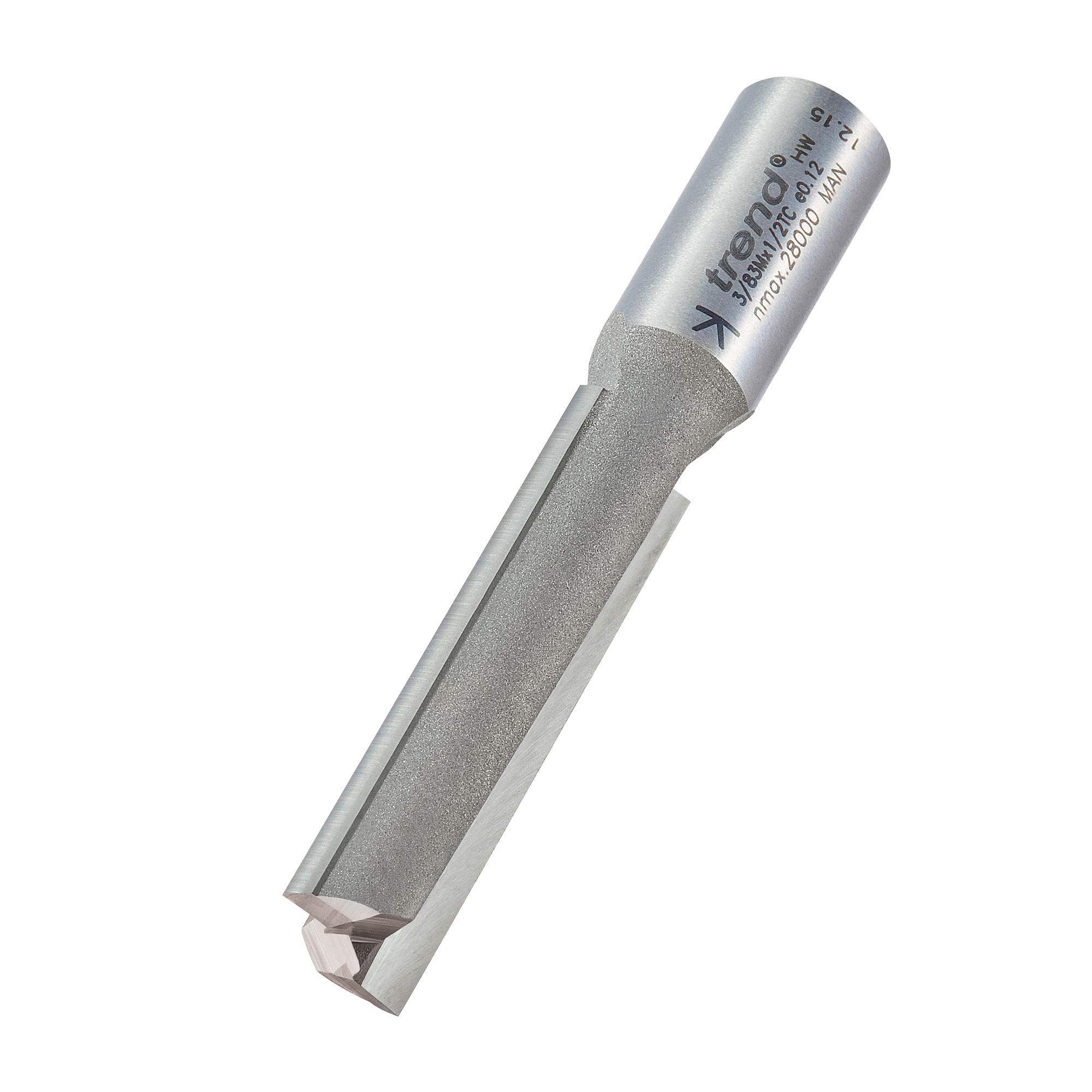 3_83mx1_2tc_3d1 Trend 3/83MX1/2TC Two flute cutter 12.7mm diameter - Image 1