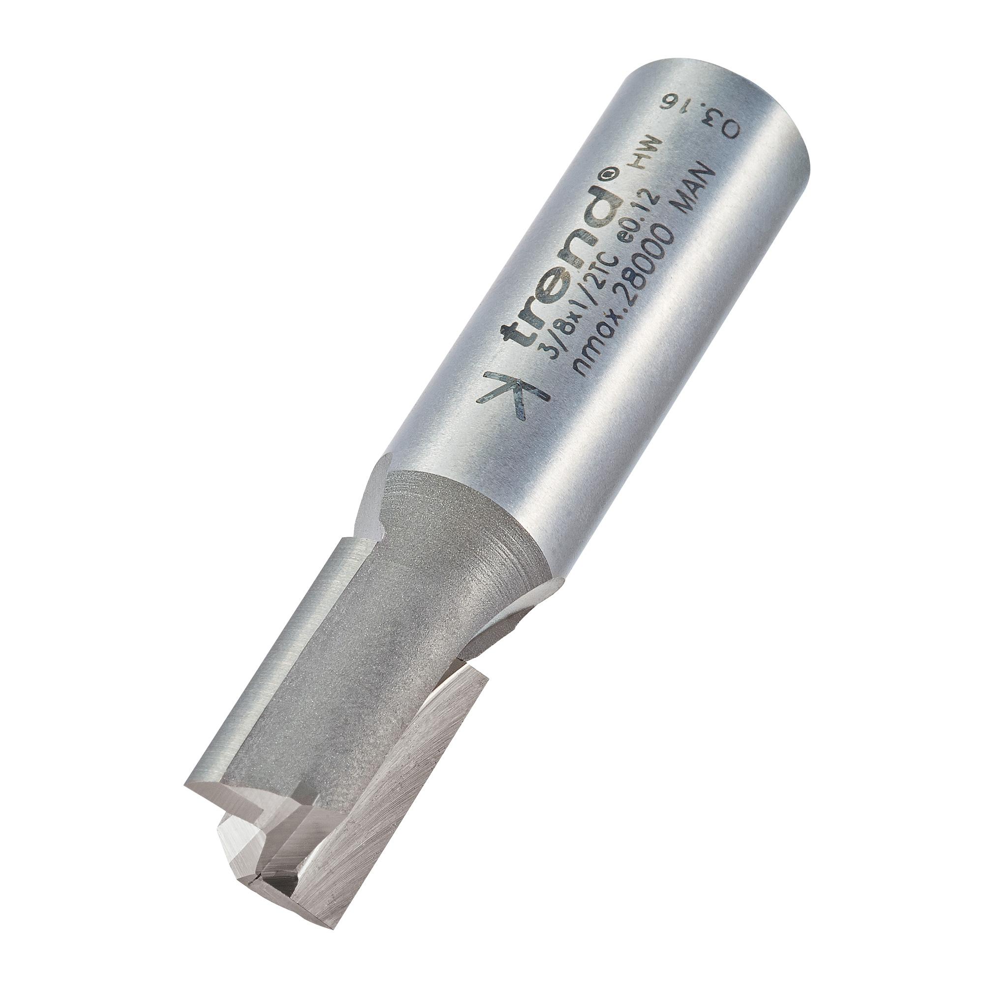 Trend 3/8X1/2TC Two flute cutter 12mm diameter - Image 1