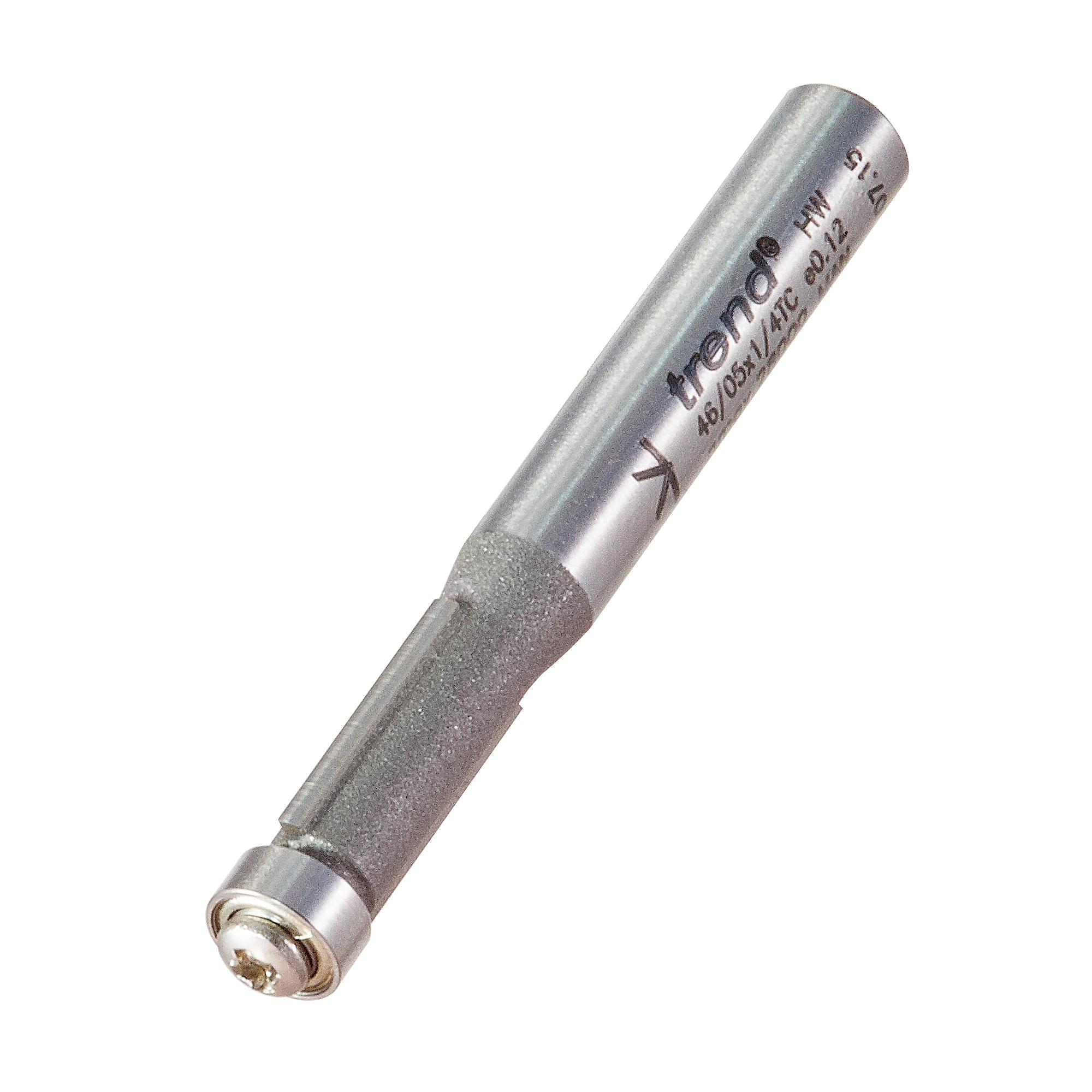 46_05x1_4tc_3d1 Trend 46/05X1/4TC Guided trimmer 6.3mm diameter 12.7mm length - Image 1