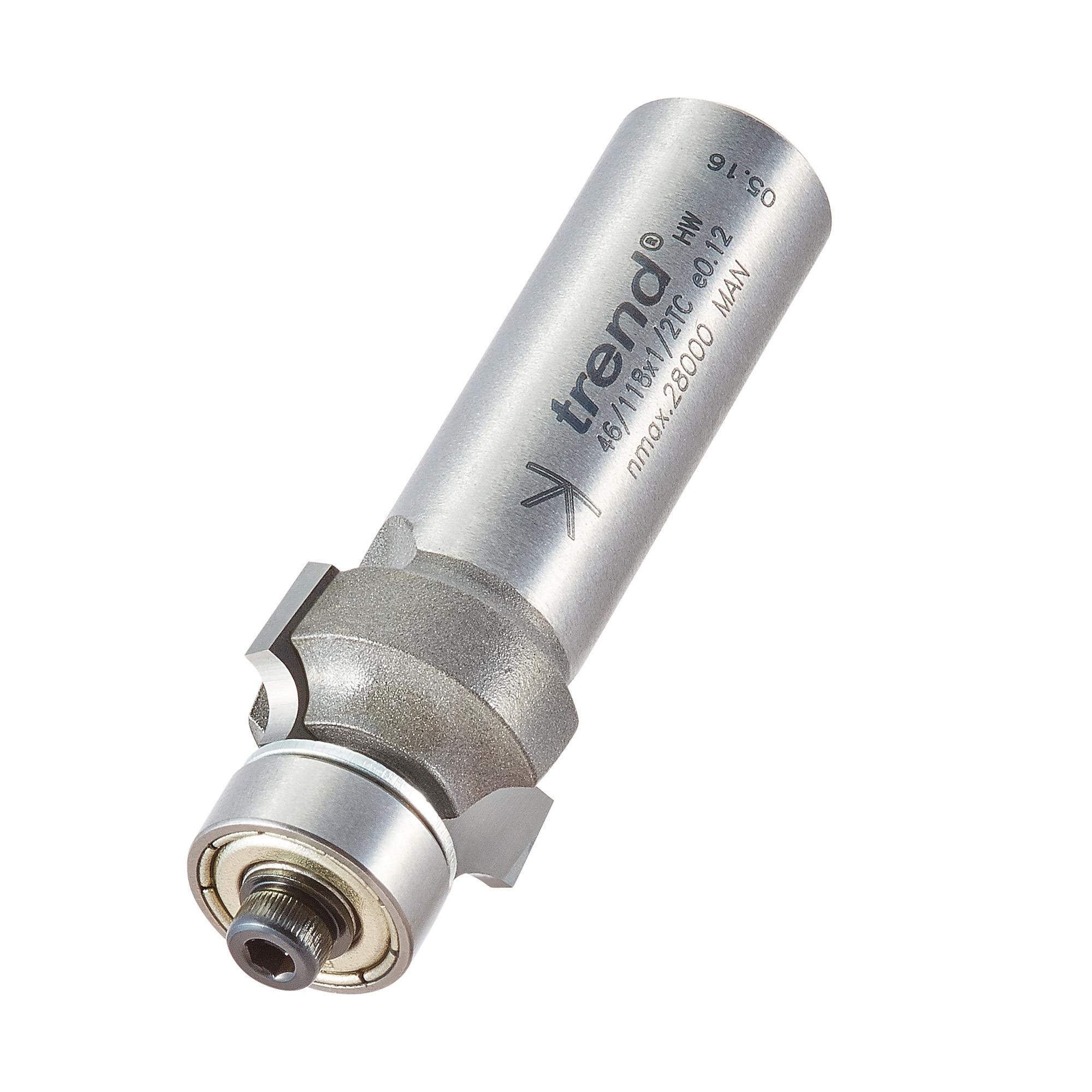 46_118x1_2tc_3d1 Trend 46/118X1/2TC Bearing guided ovolo cutter 3mm radius - Image 1
