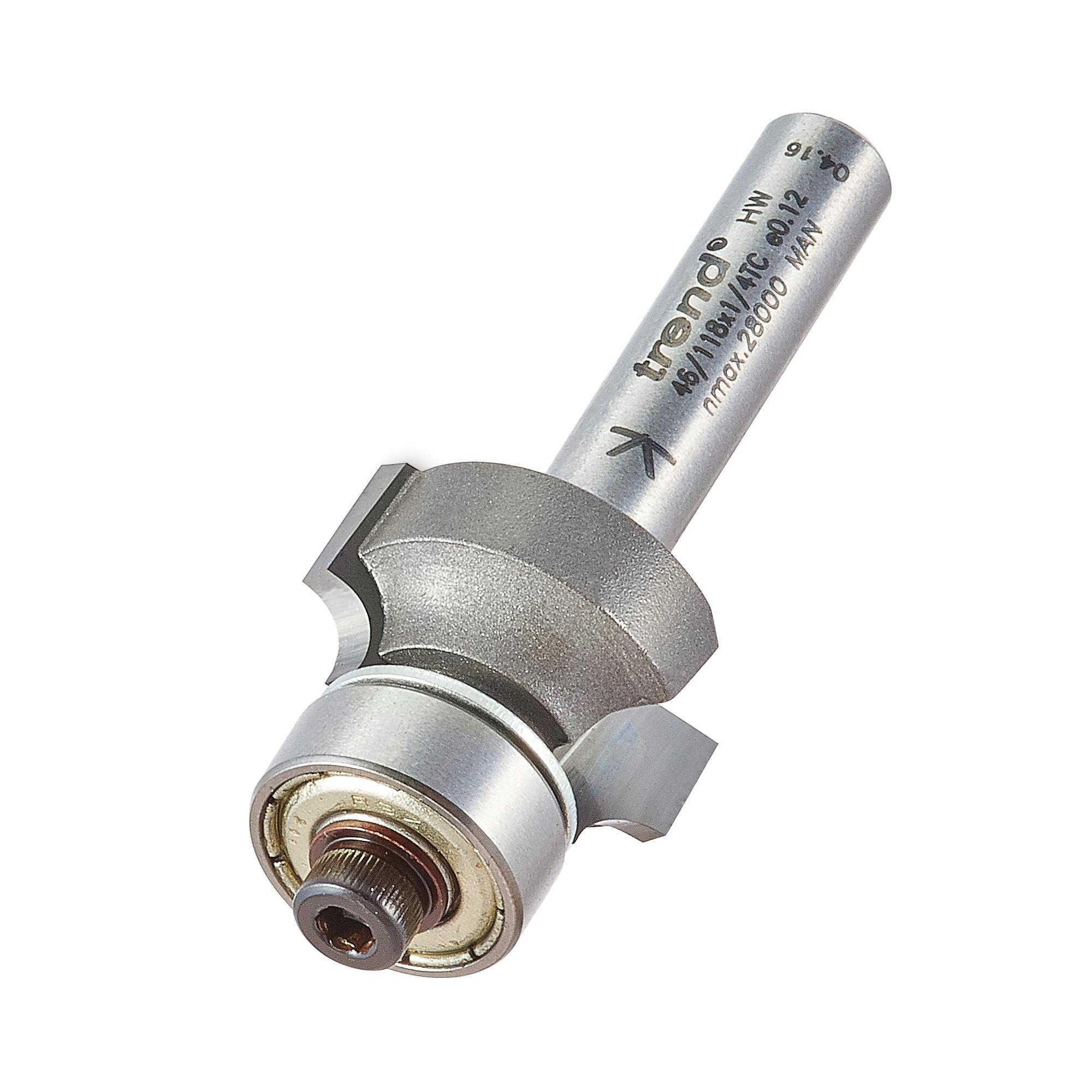 Trend 46/118X1/4TC Bearing guided ovolo cutter 3mm radius - Image 1