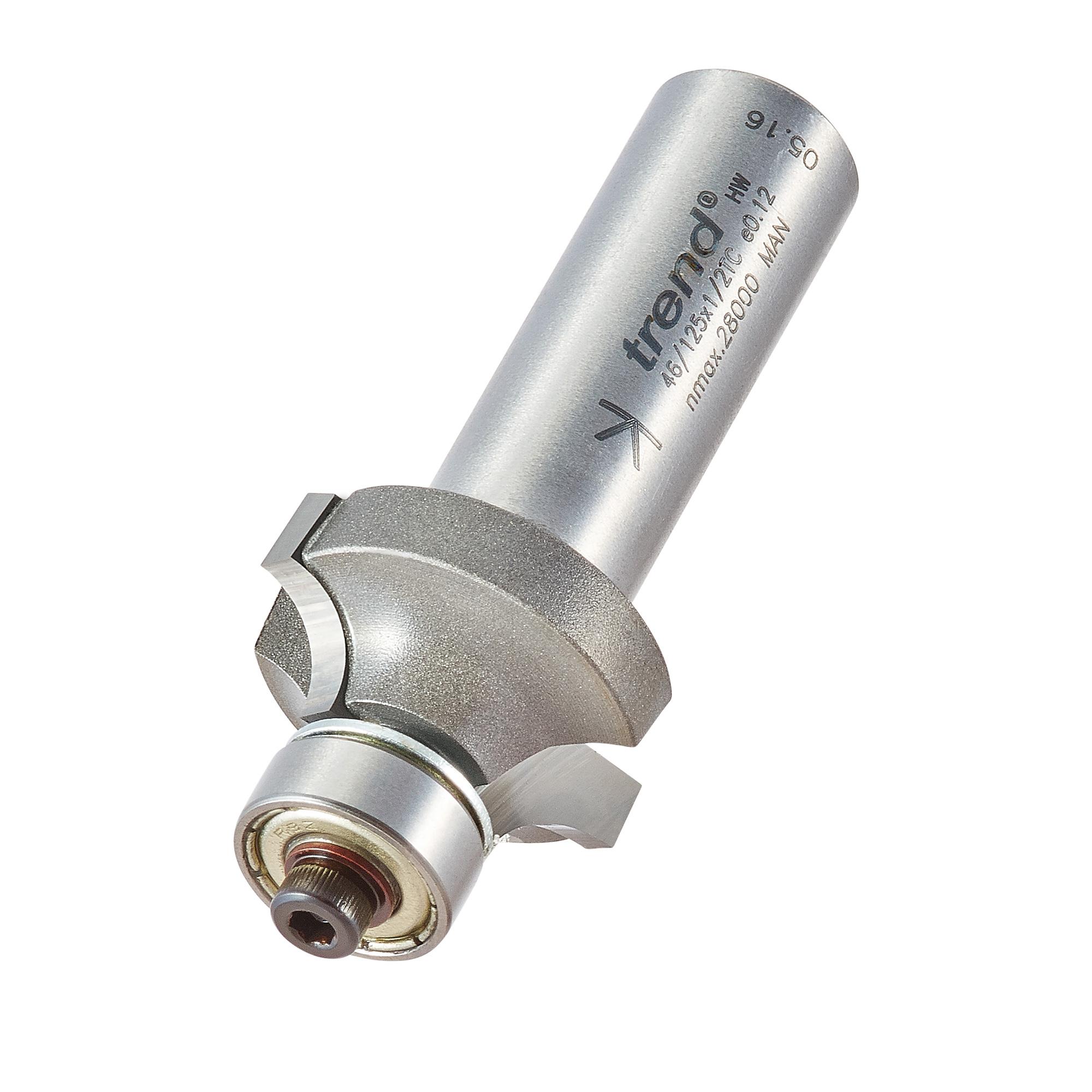 Trend 46/125X1/2TC Bearing guided ovolo cutter 6mm radius - Image 1