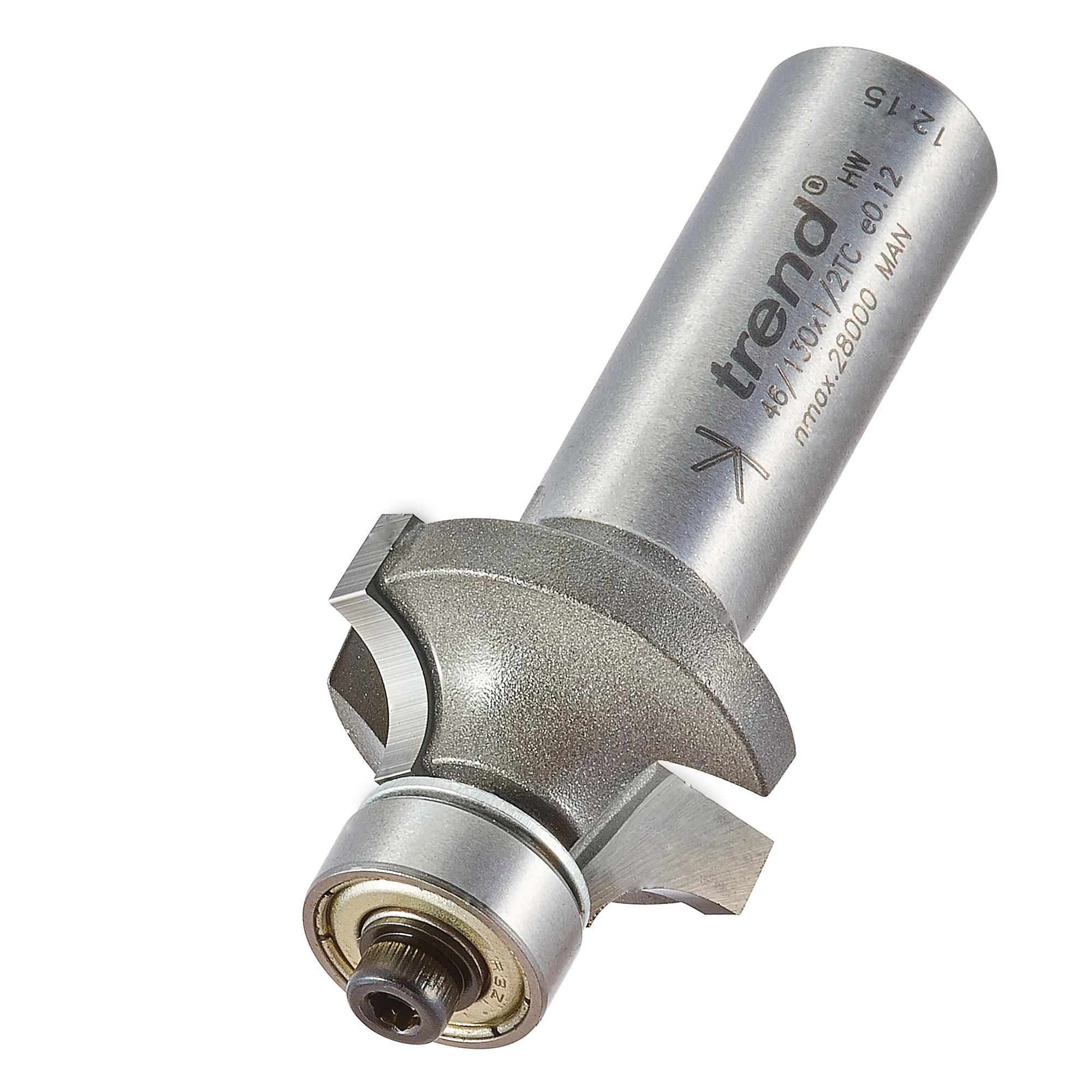 46_130x1_2tc_3d1 Trend 46/130X1/2TC Bearing guided ovolo cutter 6.3mm radius - Image 1