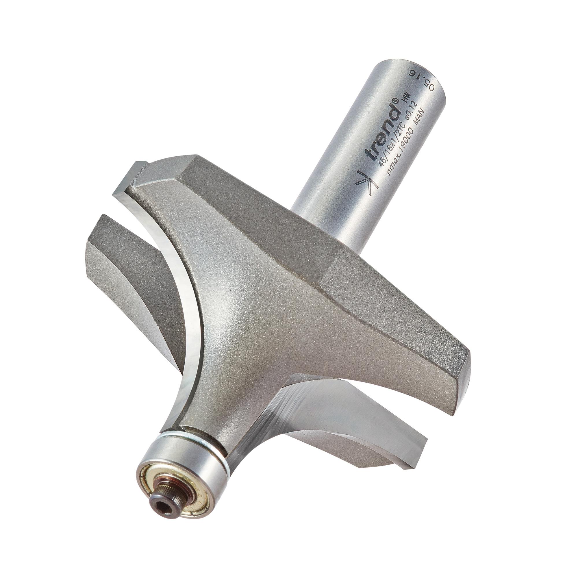 46_18x1_2tc_3d1 Trend 46/18X1/2TC Bearing guided ovolo cutter 25.4mm radius - Image 1