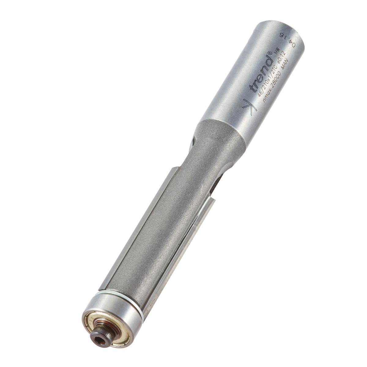 Trend 46/210X1/2TC Guided 90 degree trimmer 12.7mm diameter 38.1mm length - Image 1