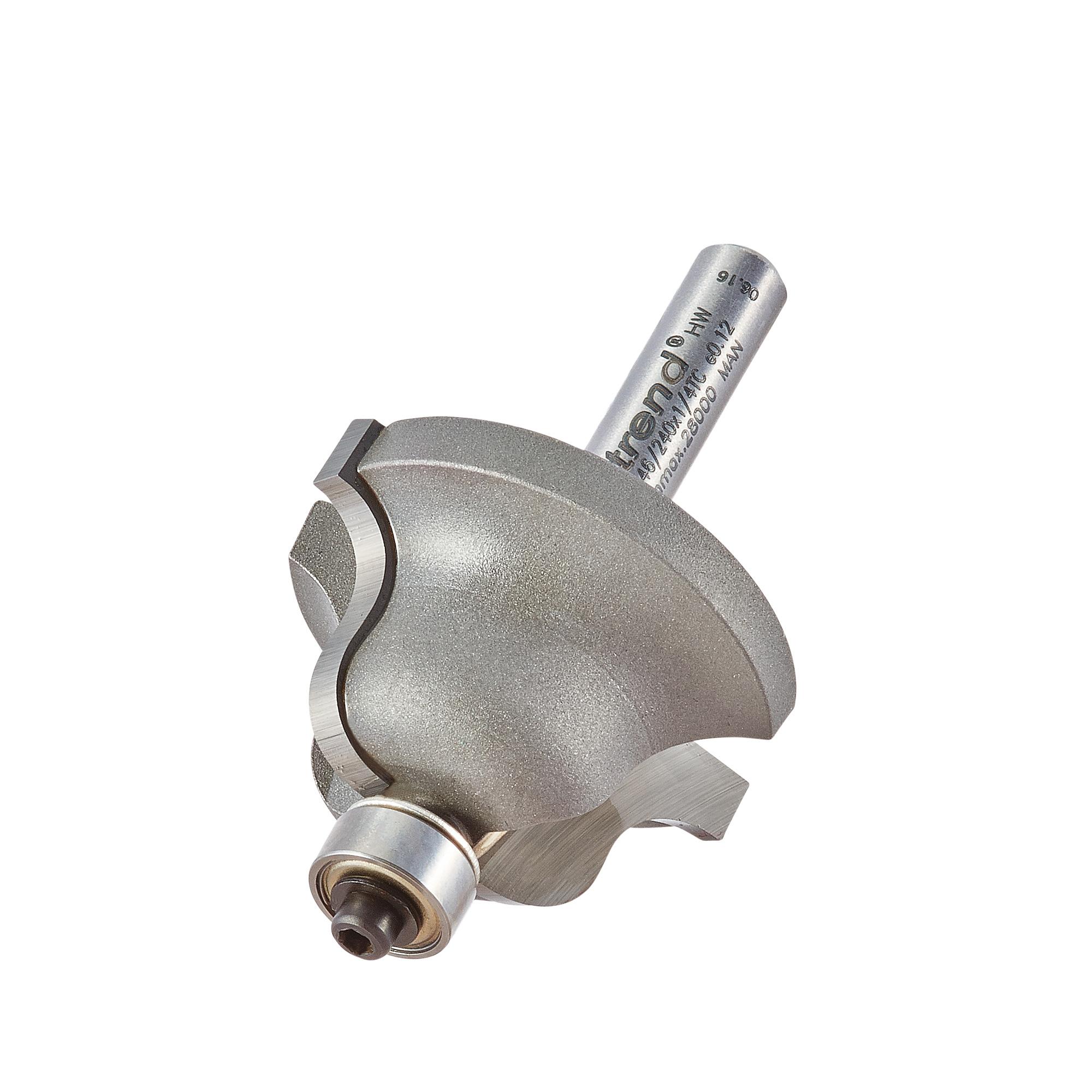 46_240x1_4tc_3d1 Trend 46/240X1/4TC Bearing guided ogee cutter - Image 1