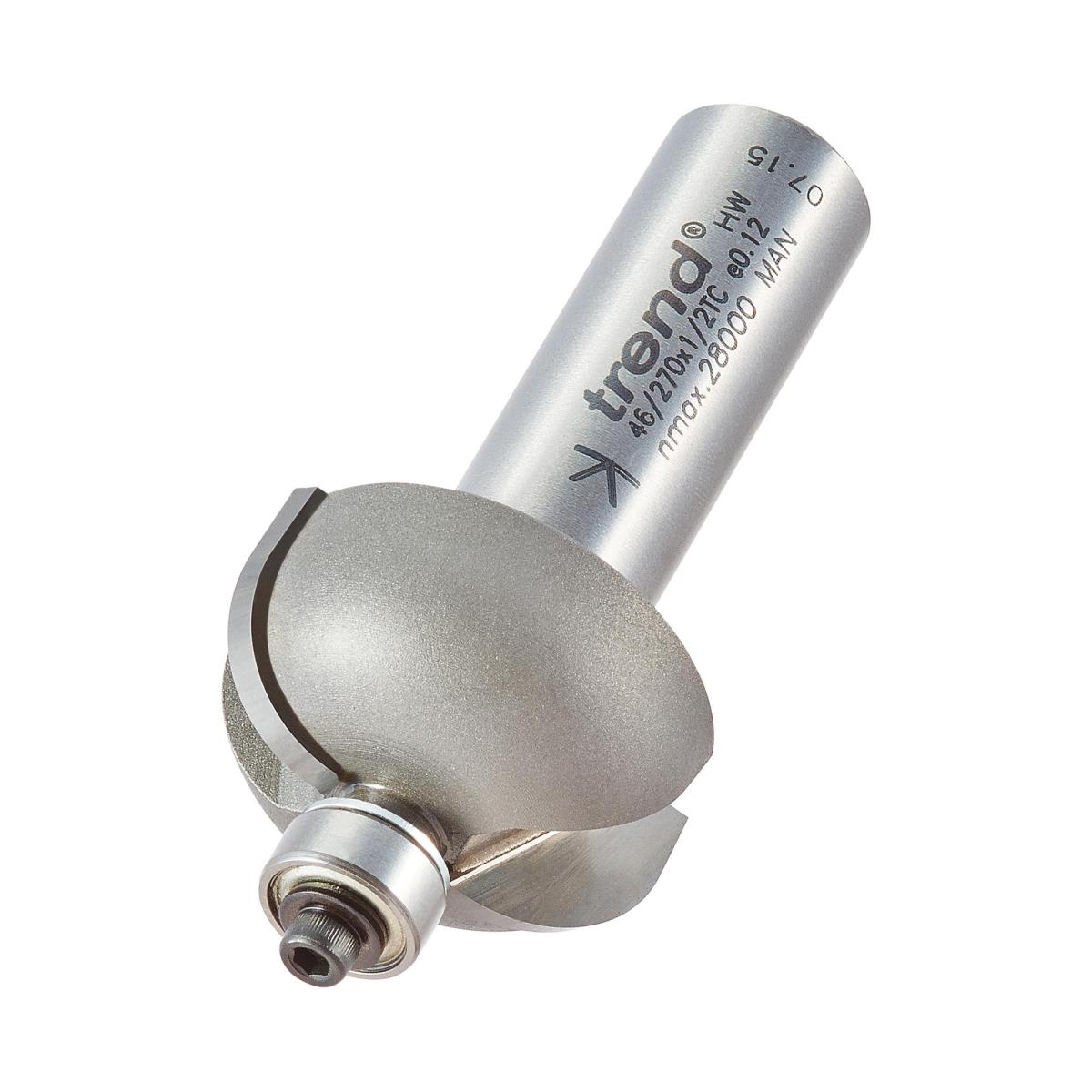 Trend 46/270X1/2TC Bearing guided cove cutter 9.5mm radius - Image 1