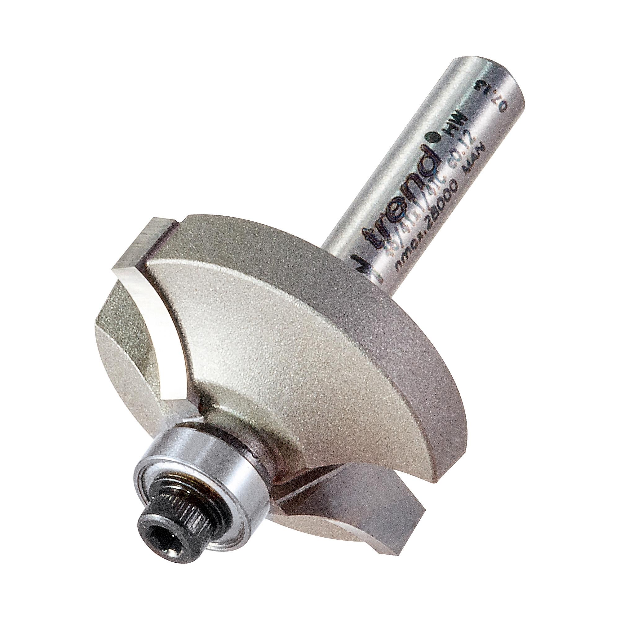 46_41x1_4tc_3d1 Trend 46/41X1/4TC Guided flat ovolo cutter 12mm radius - Image 1