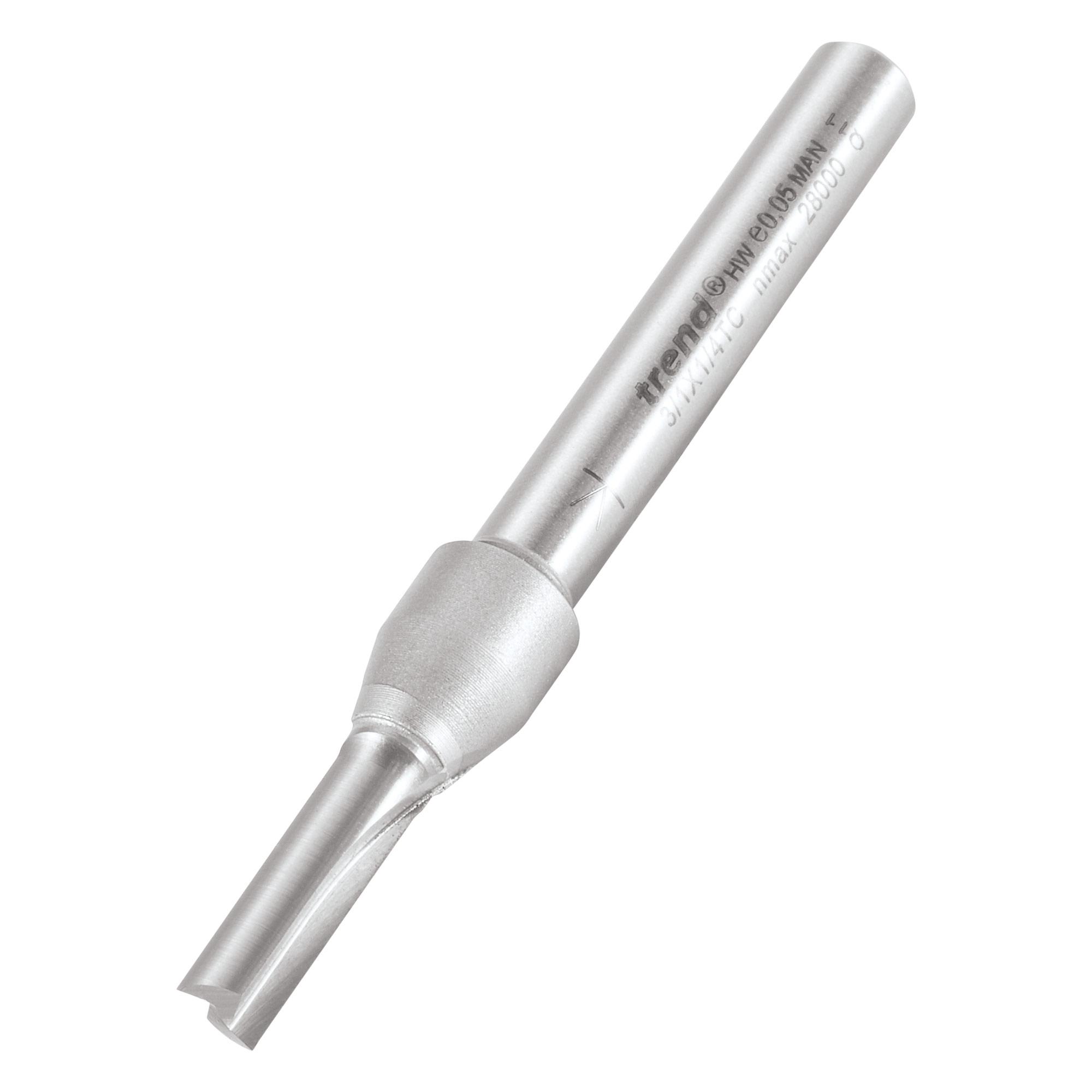 Trend 3/1X1/4TC Two flute cutter 5mm diameter - Image 1