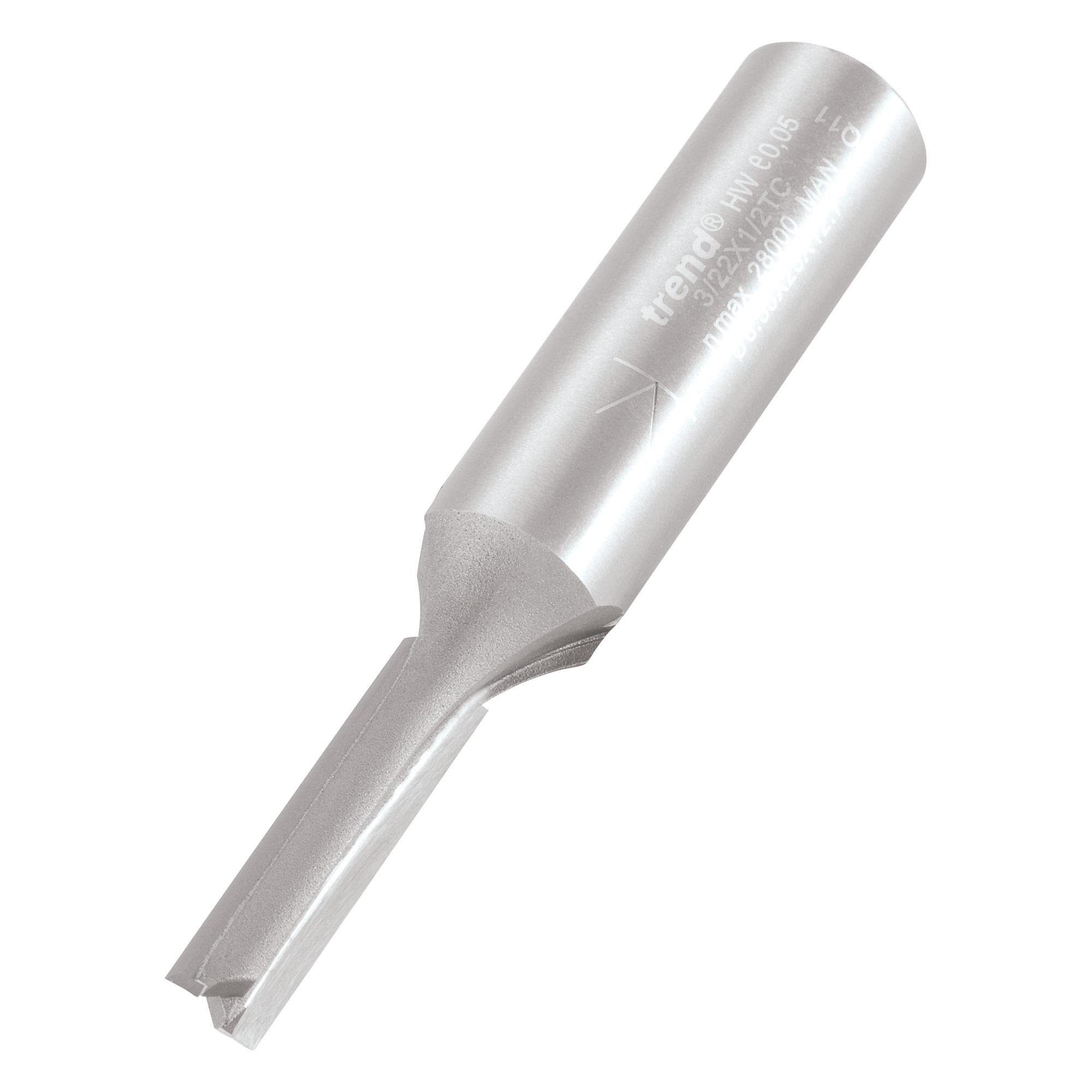 5027654004753_3_22x1_2tc_3d1 Trend 3/22X1/2TC Two flute cutter 6.3mm diameter - Image 1