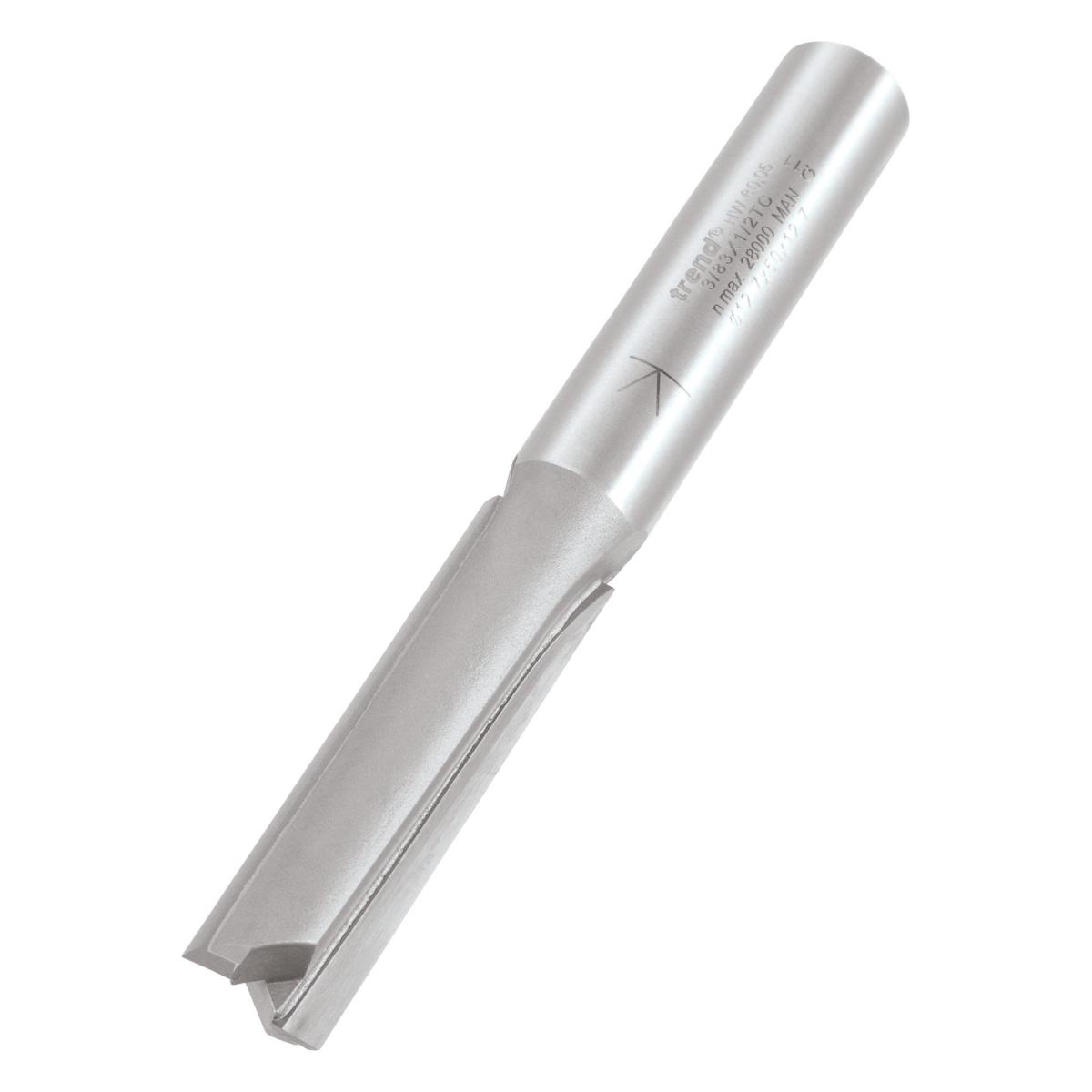 5027654005248_3_83x1_2tc_3d1 Trend 3/83X1/2TC Two flute cutter 12.7mm diameter - Image 1