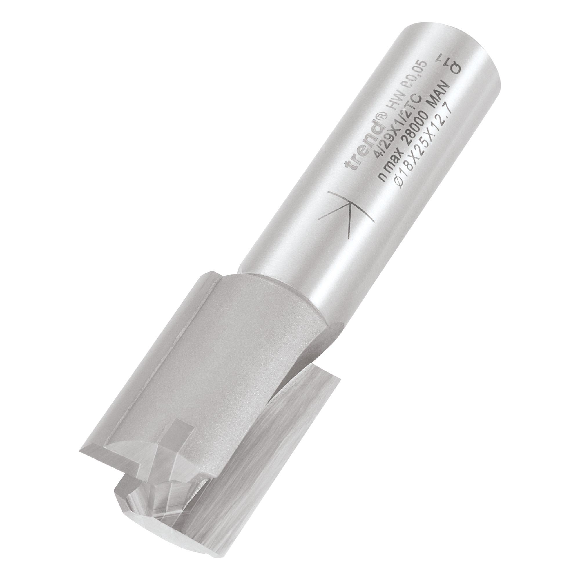Trend 4/29X1/2TC Two flute cutter 18mm diameter - Image 1