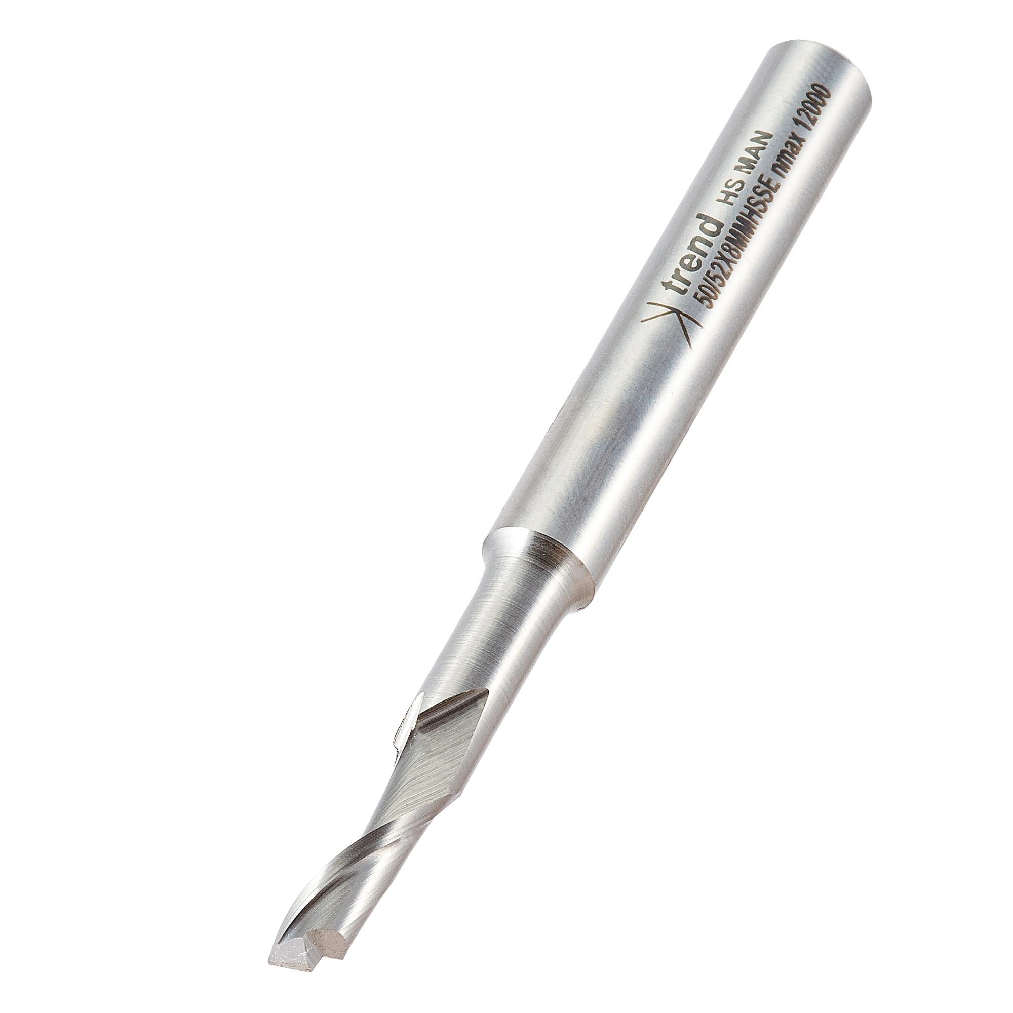 Trend 50/52X8MMHSSE Helical plunge cutter 6mm diameter - Image 1