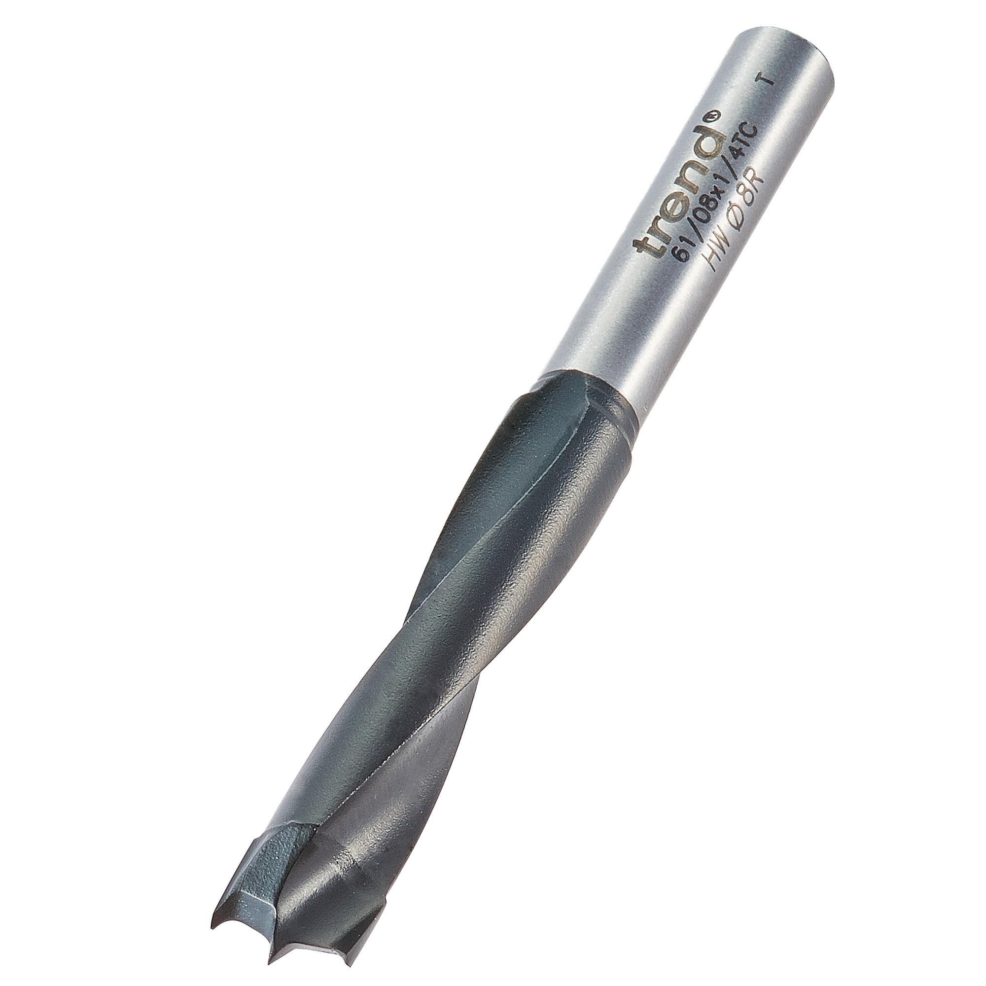 61_08x1_4tc_3d1 Trend 61/08X1/4TC Dowel drill 8mm diameter - Image 1