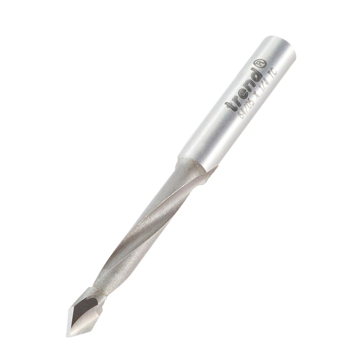 Trend 64/05X1/4TC Through hole drill 5mm dia x 37mm flute - Image 1