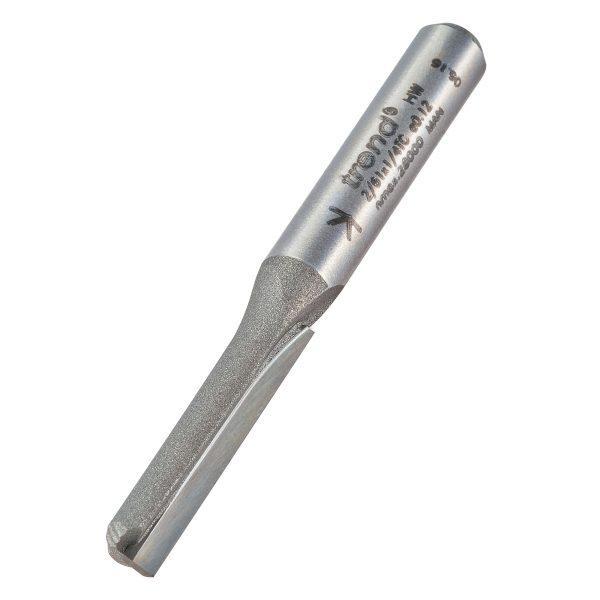 Trend 2/61X1/4TC Single flute cutter 6.3mm diameter