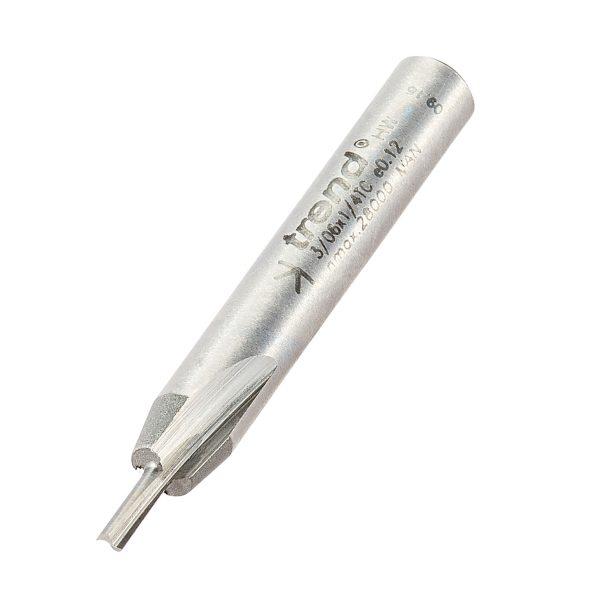Trend 3/06X1/4TC Two Flute Cutter 2mm Diameter