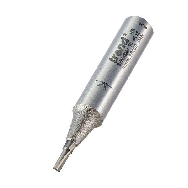 Trend 3/06X8MMTC Two Flute Cutter 2mm Diameter