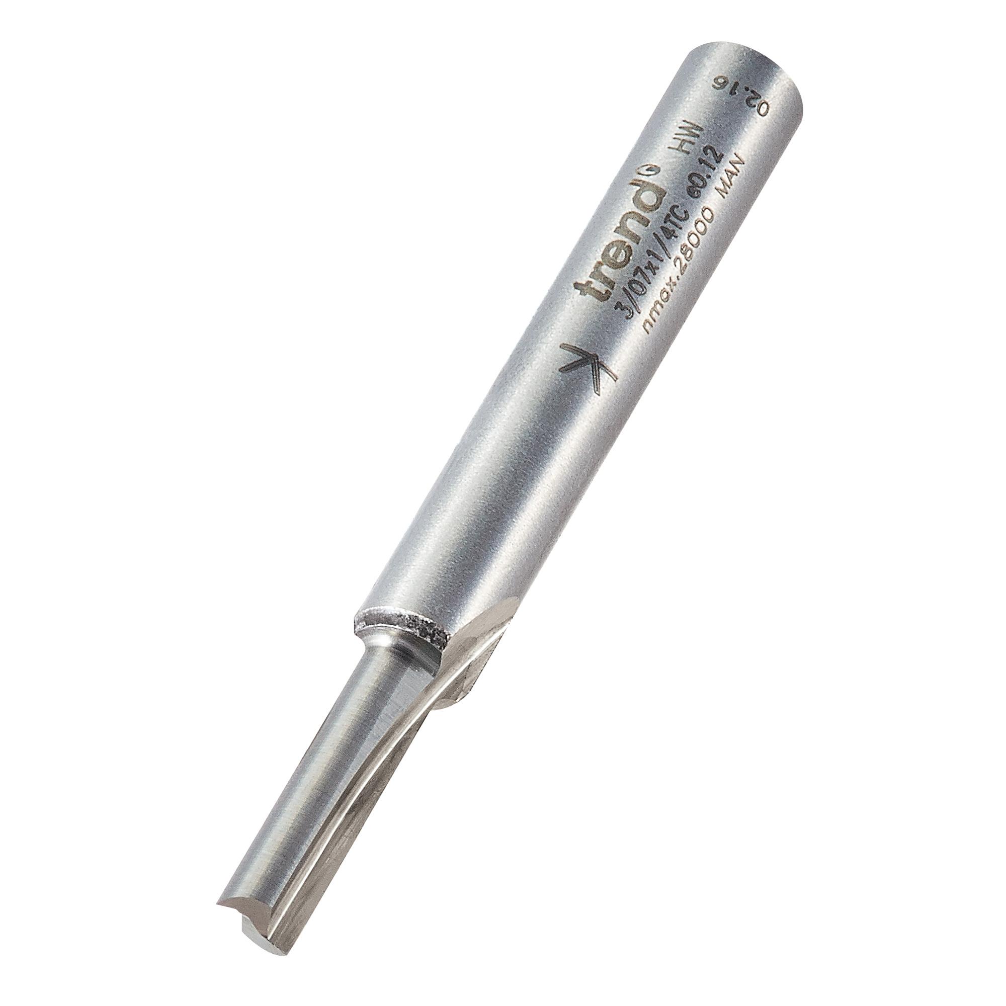 3_07x1_4tc_3d1 Trend 3/07X1/4TC Two flute cutter 4mm diameter - Image 1