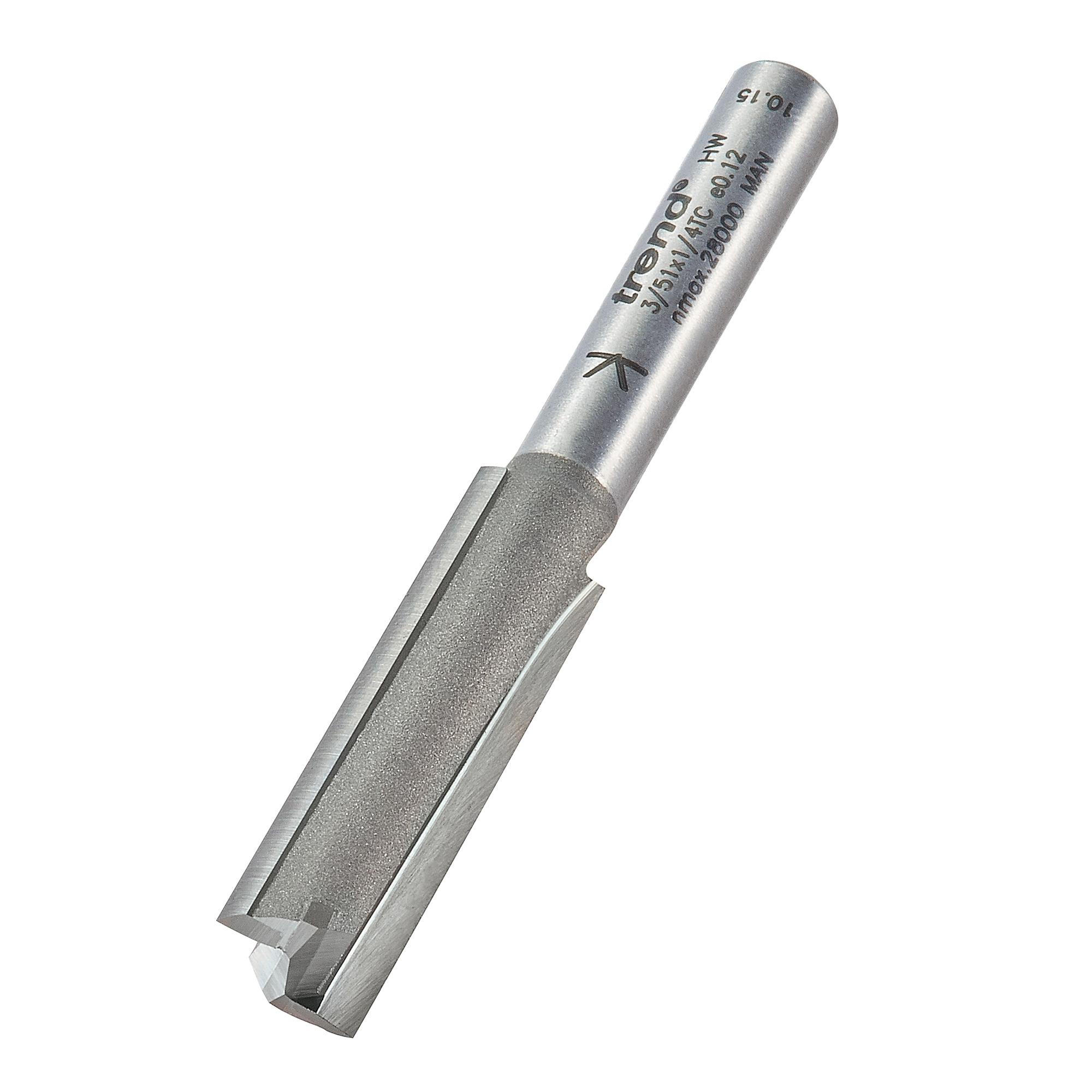 3_51x1_4tc_3d1 Trend 3/51X1/4TC Two flute cutter 9.5mm diameter - Image 1