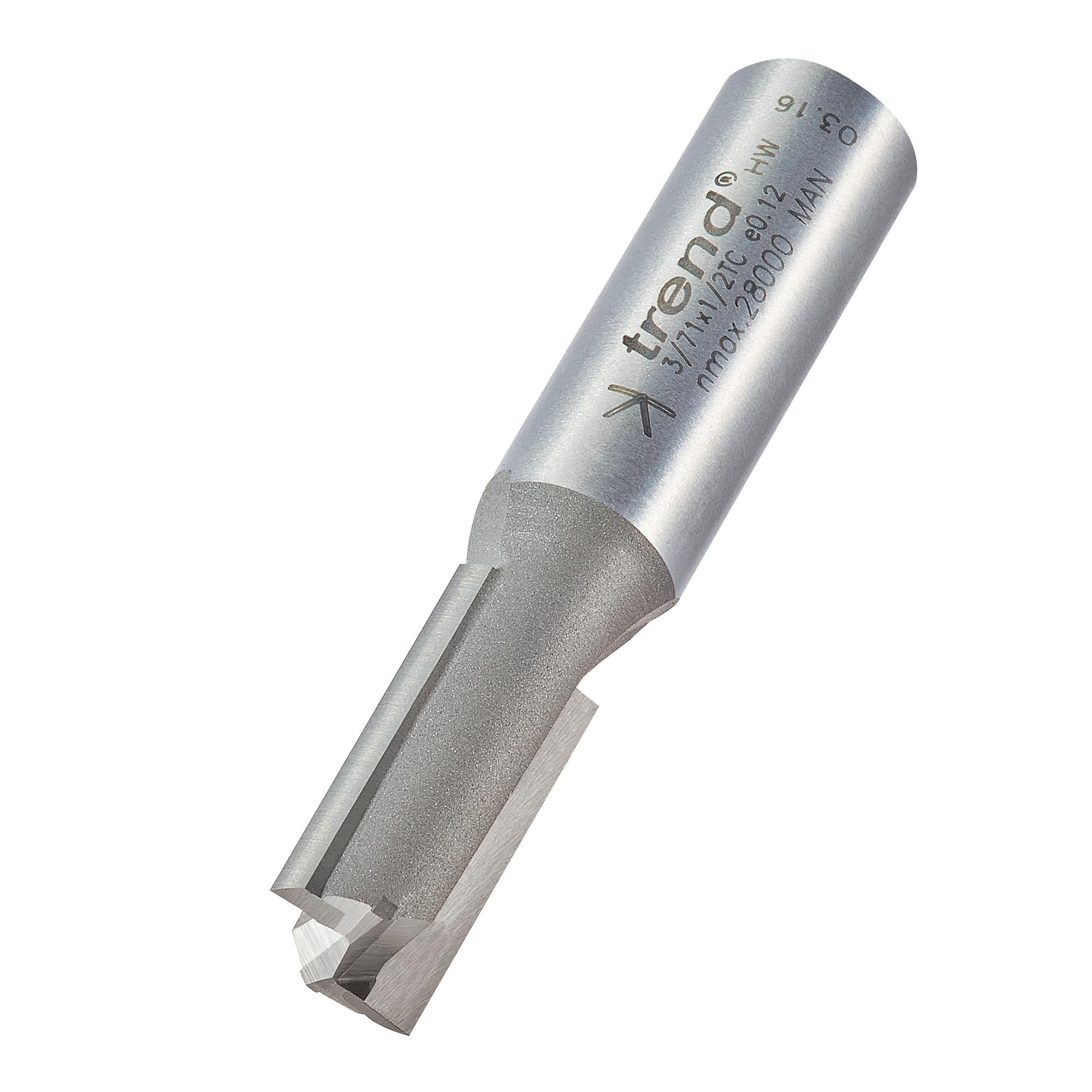 3_71x1_2tc_3d1 Trend 3/71X1/2TC Two flute cutter 12mm diameter - Image 1