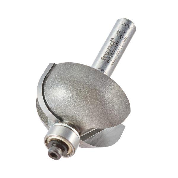 Trend 46/270X1/4TC Bearing guided cove cutter 9.5mm radius