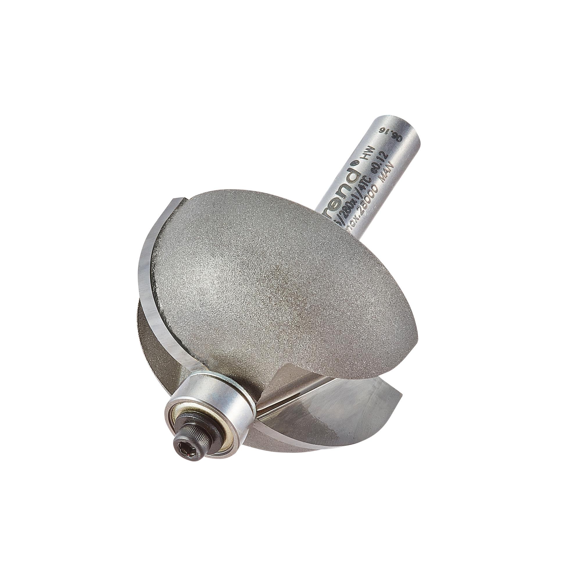 46_280x1_4tc_3d1 Trend 46/280X1/4TC Bearing guided cove cutter 12.7mm radius - Image 1