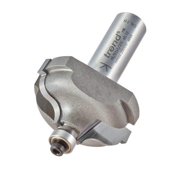 Trend 46/61X1/2TC Bearing guided quirk ogee cutter