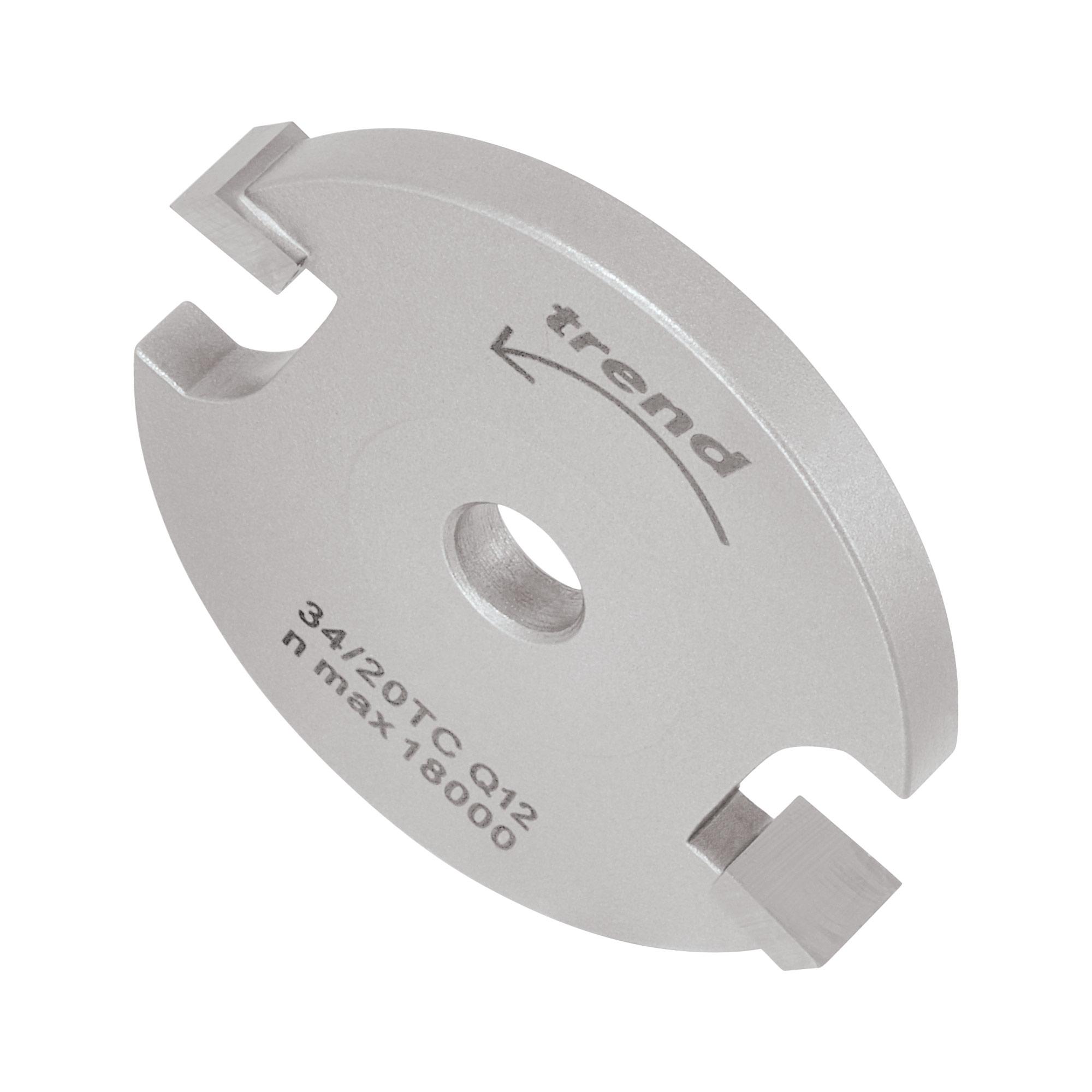 5027654005996_34_20tc_3d1 Trend 34/20TC Slotter 6mm kerf 1/4 bore - Image 1