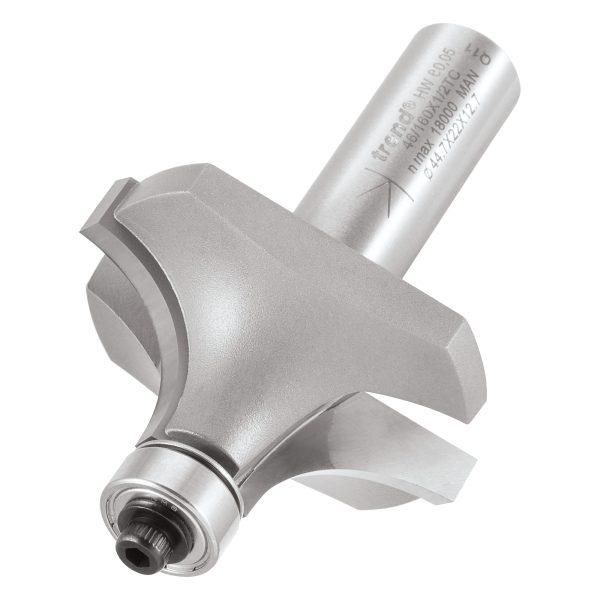 Trend 46/160X1/2TC Bearing guided ovolo cutter 16mm radius