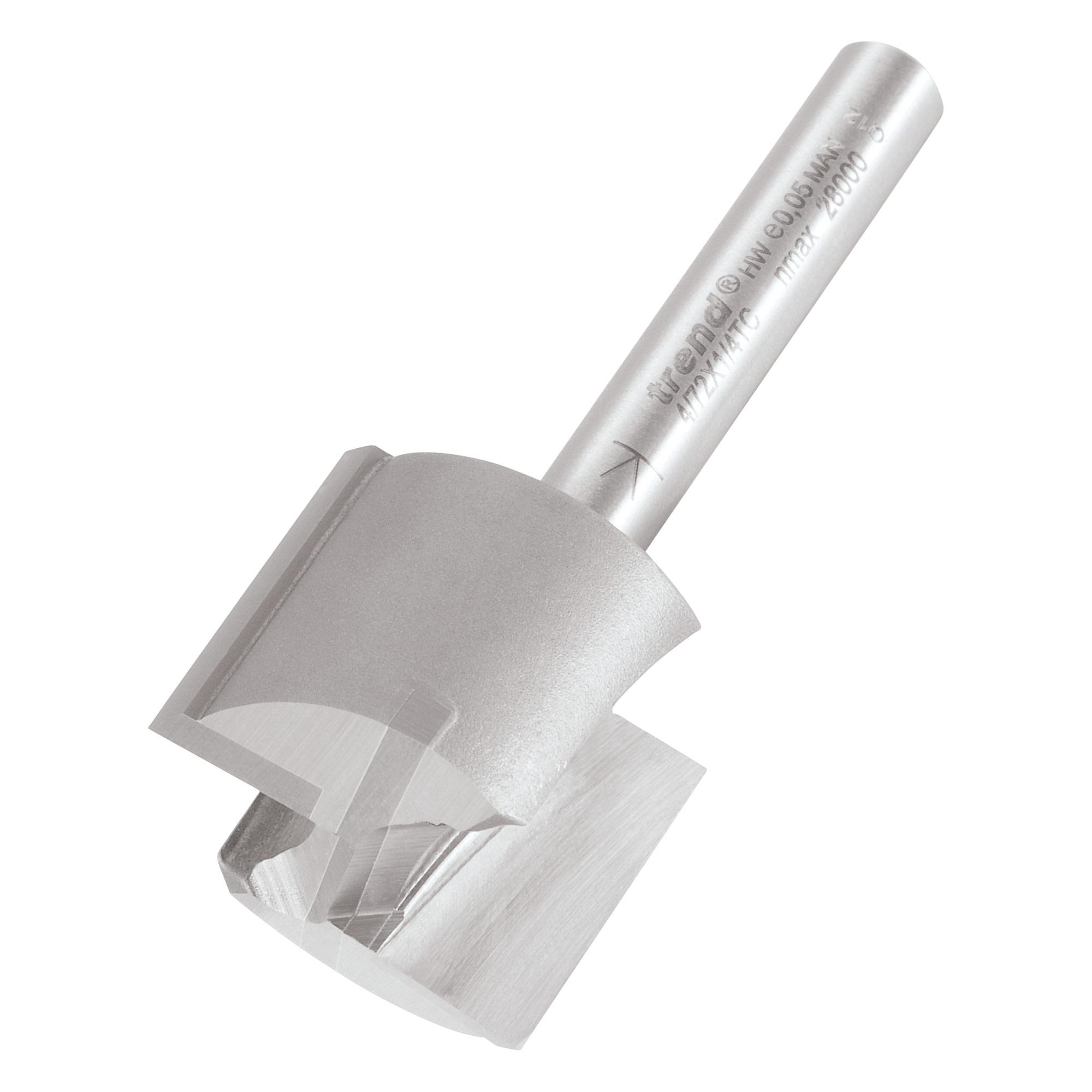 5027654025192_4_72x1_4tc_3d1 Trend 4/72X1/4TC Two flute cutter 24mm diameter - Image 1