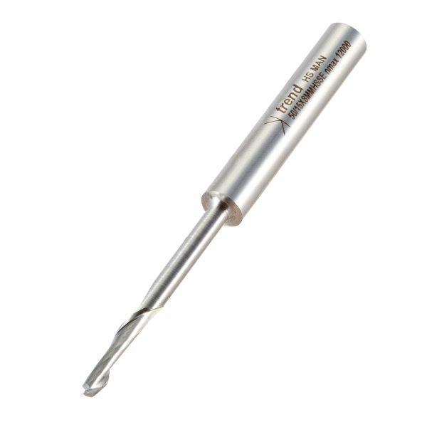 Trend 50/15X8MMHSSE Helical plunge cutter 4mm diameter