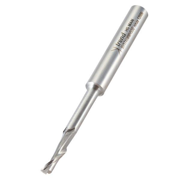Trend 50/17X8MMHSSE Helical plunge cutter 5mm diameter