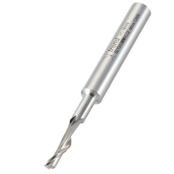 Trend 50/19X8MMHSSE Helical plunge cutter 5mm diameter