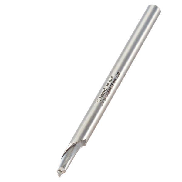 Trend 50/51X8MMHSSE Helical plunge cutter 8mm diameter