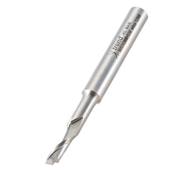 Trend 50/52X8MMHSSE Helical plunge cutter 6mm diameter