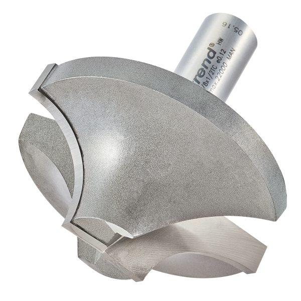 Trend 7/8X1/2TC Ovolo rounding over cutter 20mm radius