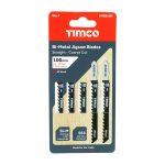 TIMCO Jigsaw Blades Wood Cutting Bi-Metal Blades - T144DF - Image 2