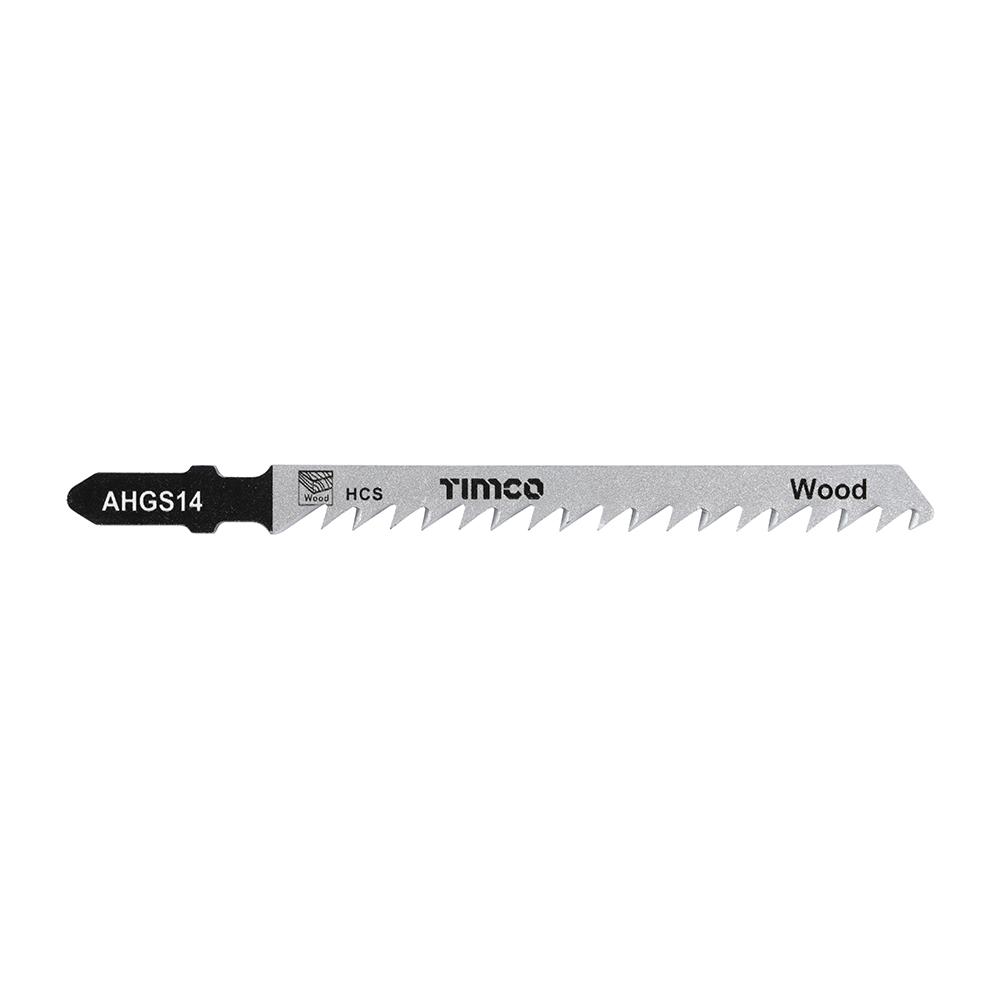 AHGS14_w1 TIMCO Jigsaw Blades Wood Cutting HCS Blades - T144D - Image 1