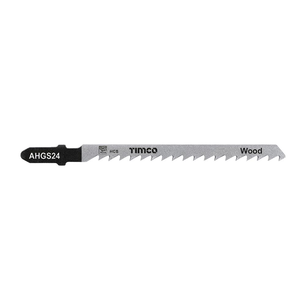 AHGS24_w1 TIMCO Jigsaw Blades Wood Cutting HCS Blades - T244D - Image 1