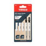 TIMCO Jigsaw Blades Wood Cutting HCS Blades - T244D - Image 2